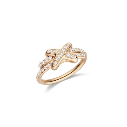 [Plus&Max]JEUX DE RING PINK GOLD DIAMOND