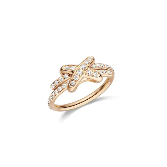 [Plus&Max]JEUX DE RING PINK GOLD DIAMOND