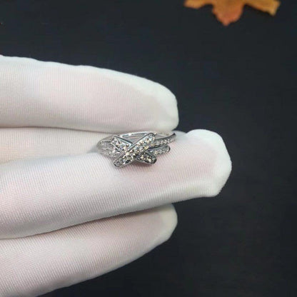 [Plus&Max]JEUX DE SILVER DIAMOND RING