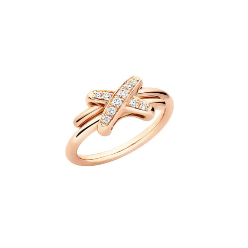[Plus&Max]JEUX DE PINK GOLD DIAMOND RING