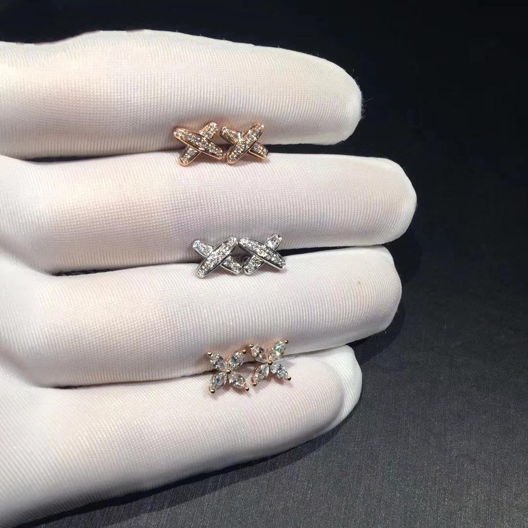 [Plus&Max]JEUX DE DIAMOND EARRINGS