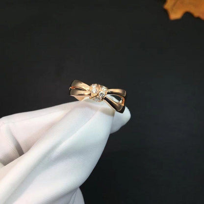 [Plus&Max]LIENS RING PINK GOLD DIAMOND