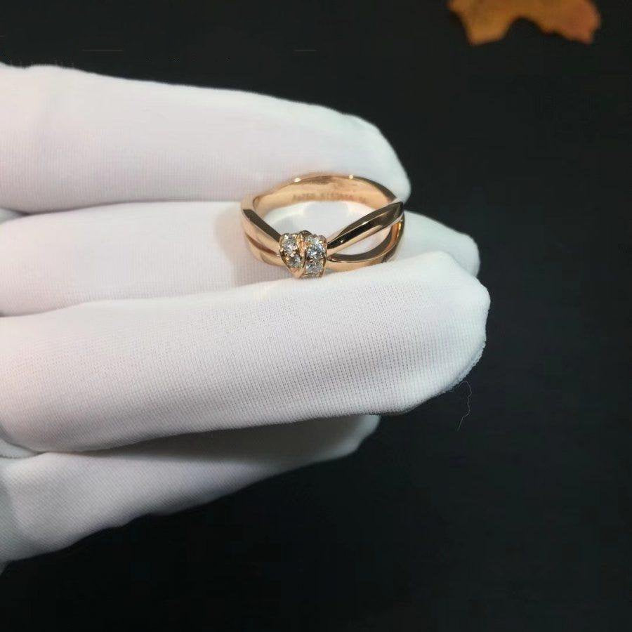 [Plus&Max]LIENS RING PINK GOLD DIAMOND