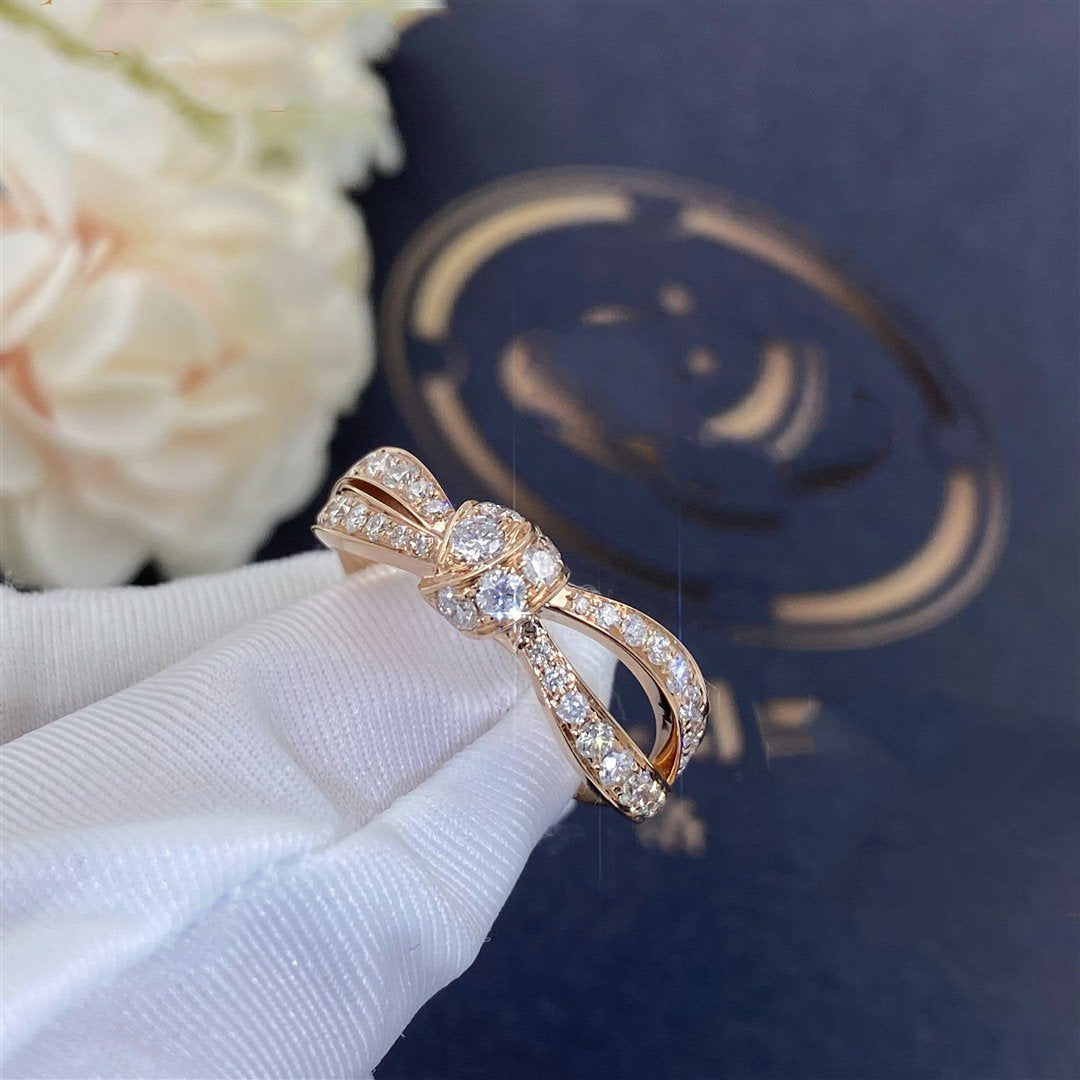 [Plus&Max]LIENS PINK GOLD DIAMOND RING