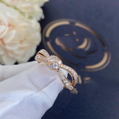 [Plus&Max]LIENS PINK GOLD DIAMOND RING