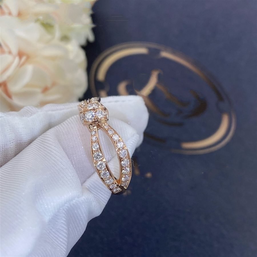 [Plus&Max]LIENS PINK GOLD DIAMOND RING