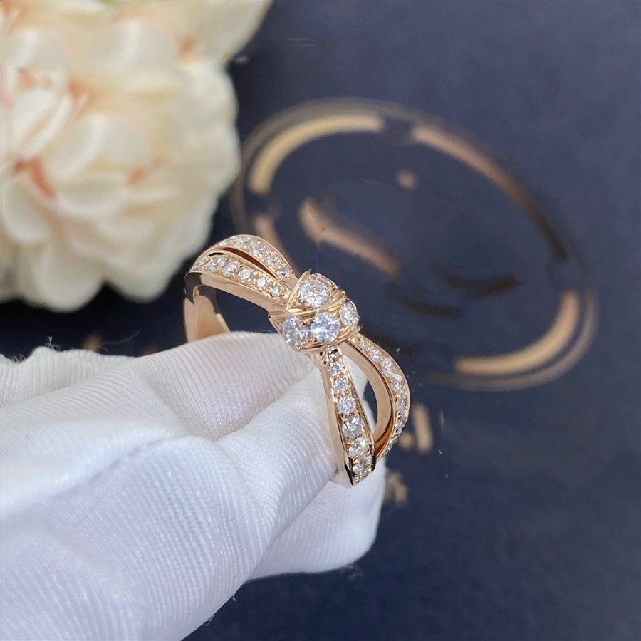 [Plus&Max]LIENS PINK GOLD DIAMOND RING