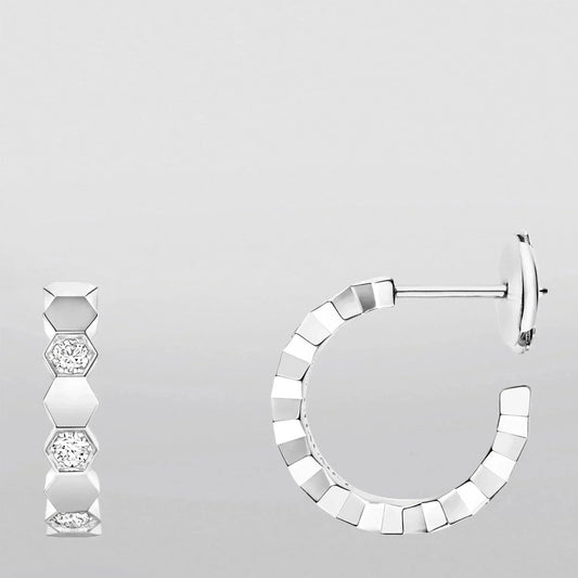 [Plus&Max]Hollow Design Four-Leaf Clover Flower Shape Earrings