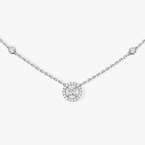 [Plus&Max]Diamond Necklace 0,20ct Brilliant Shape Joy
