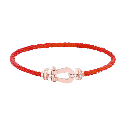 [Plus&Max]FORCE 10 HALF DIAMOND PINK GOLD RED CORDERI LARGE AND MEDIUM MODEL