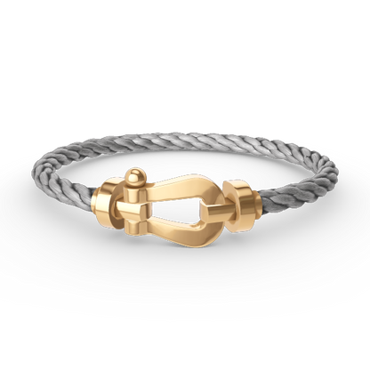 [Plus&Max]FORCE LARGE HORSESHOE NO DIAMOND BRACELET GOLD