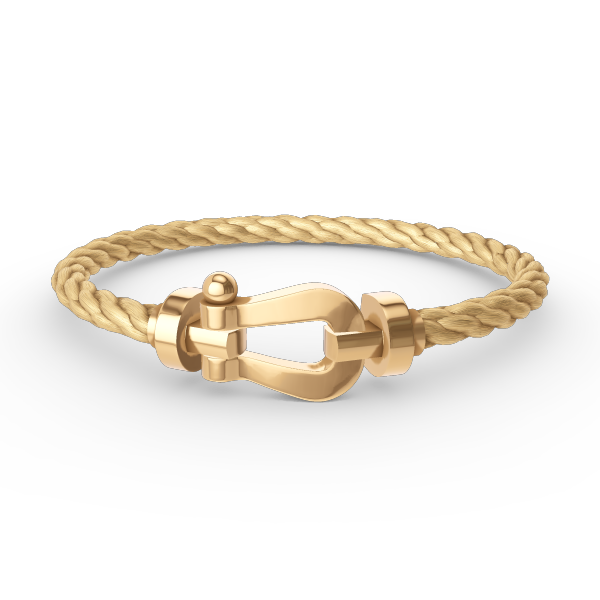 [Plus&Max]FORCE LARGE HORSESHOE NO DIAMOND BRACELET GOLD