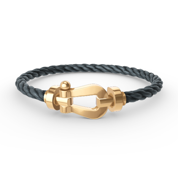 [Plus&Max]FORCE LARGE HORSESHOE NO DIAMOND BRACELET GOLD