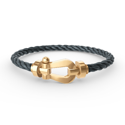 [Plus&Max]FORCE LARGE HORSESHOE NO DIAMOND BRACELET GOLD