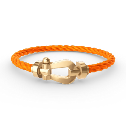 [Plus&Max]FORCE LARGE HORSESHOE NO DIAMOND BRACELET GOLD