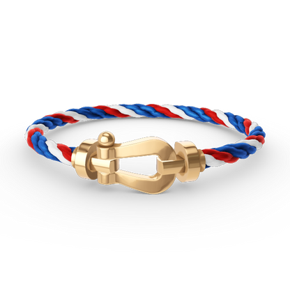 [Plus&Max]FORCE LARGE HORSESHOE NO DIAMOND BRACELET GOLD
