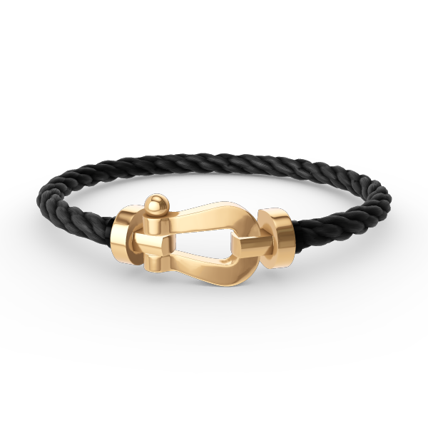 [Plus&Max]FORCE LARGE HORSESHOE NO DIAMOND BRACELET GOLD
