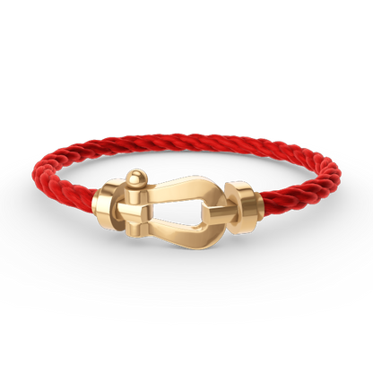 [Plus&Max]FORCE LARGE HORSESHOE NO DIAMOND BRACELET GOLD