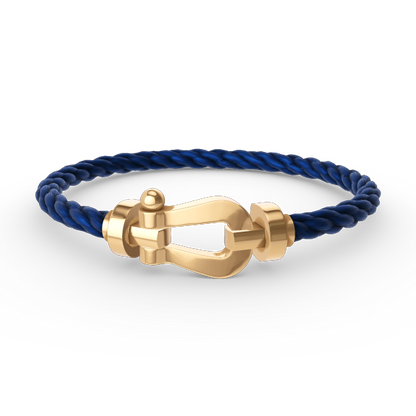 [Plus&Max]FORCE LARGE HORSESHOE NO DIAMOND BRACELET GOLD