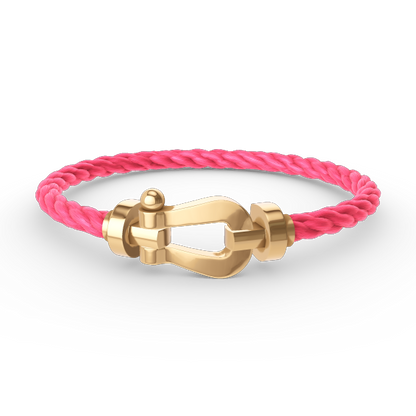 [Plus&Max]FORCE LARGE HORSESHOE NO DIAMOND BRACELET GOLD