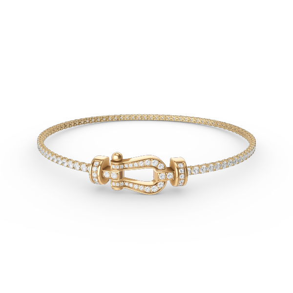 [Plus&Max]FORCE  HORSESHOE  DIAMOND TENNIS BRACELET
