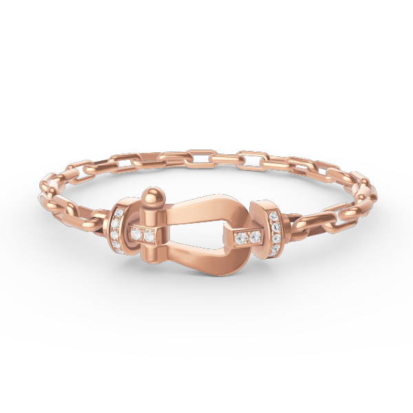 [Plus&Max]FORCE LARGE HORSESHOE CLASP  METAL BRACELET