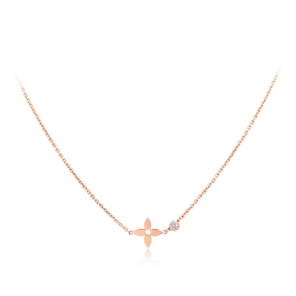 [Plus&Max]BLOSSOM PENDANT PINK GOLD AND DIAMOND