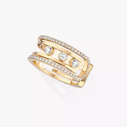 [Plus&Max]Move 10th Diamond Ring in Gold