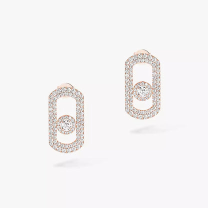 [Plus&Max]So Move Pave_-Set Diamond Earrings in Silver