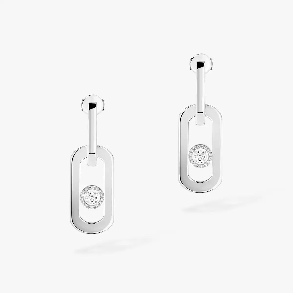 [Plus&Max] So Move XL Diamond Hoop Earring