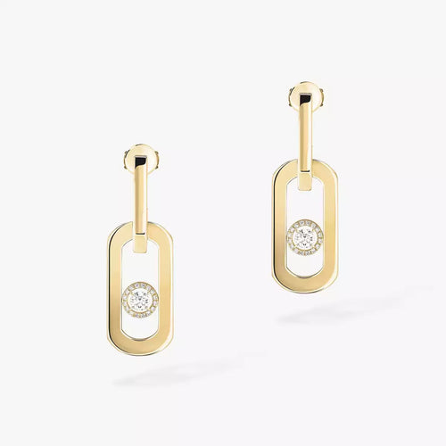 [Plus&Max]So Move XL Diamond Pendant Earrings