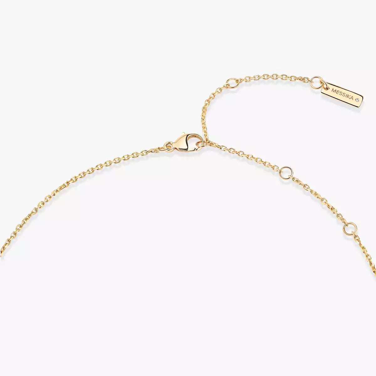 [Plus&Max]Lucky Eye Diamond Necklace in Rose Gold and Turquoise