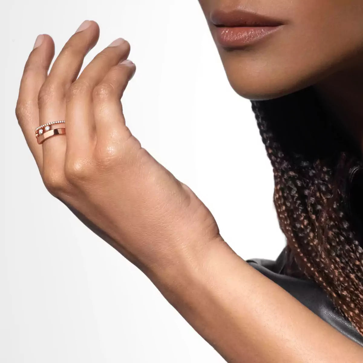 [Plus&Max]Move Romane Diamond Ring