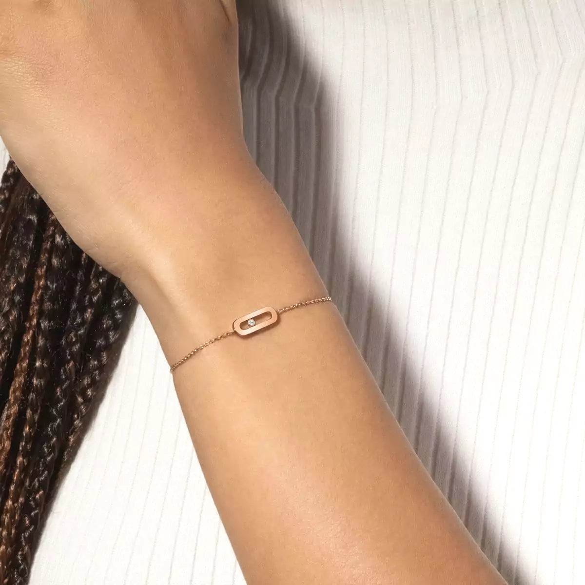 [Plus&Max]Move Uno Diamond Bracelet