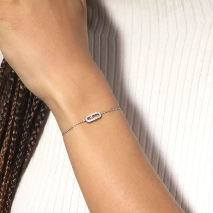 [Plus&Max]Move Uno Diamond Bracelet