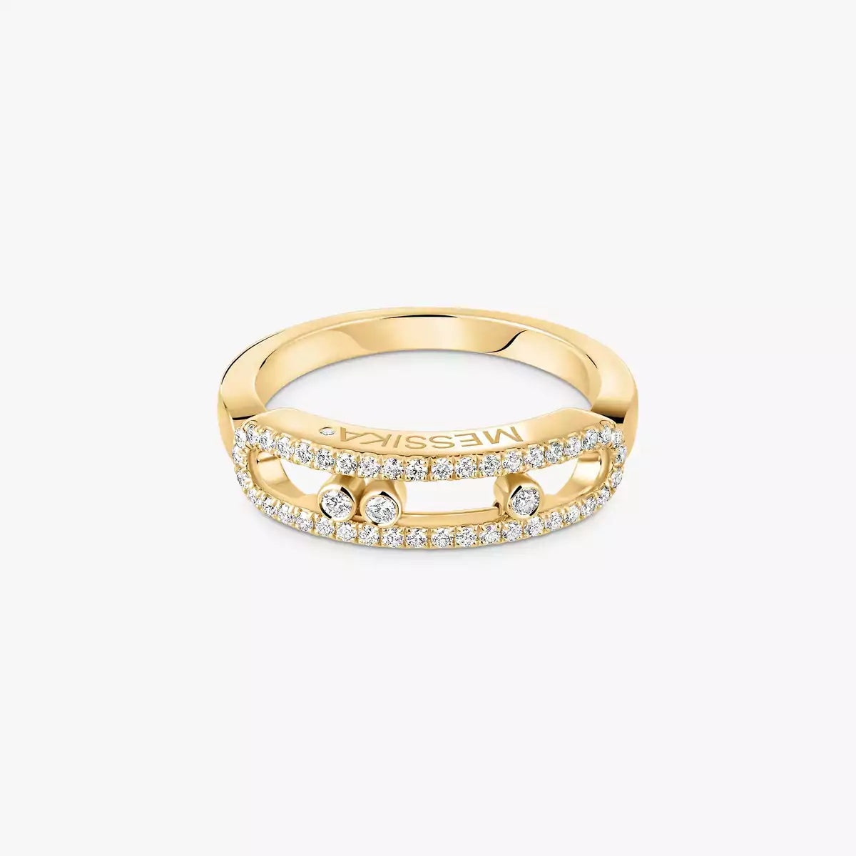 [Plus&Max] Baby Move Diamond Pave Ring