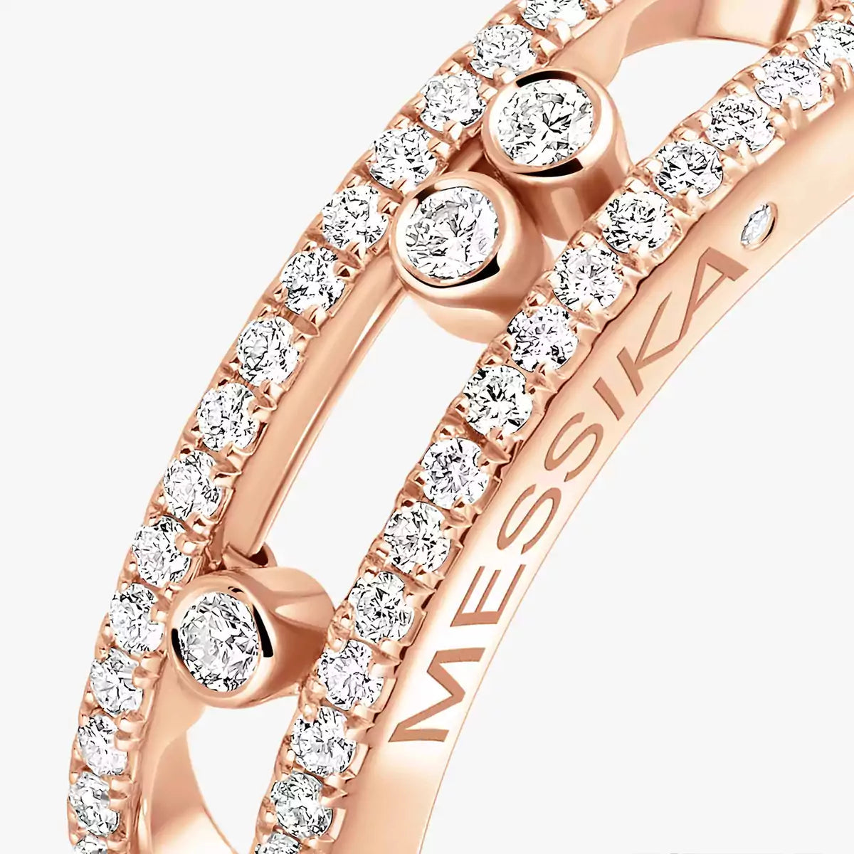 [Plus&Max] Baby Move Diamond Pave Ring