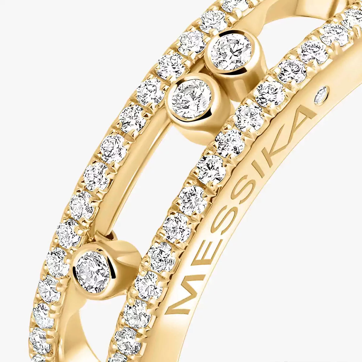 [Plus&Max] Baby Move Diamond Pave Ring