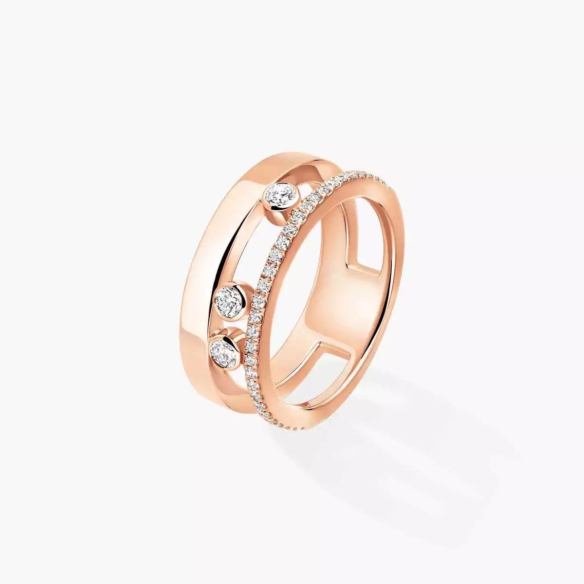 [Plus&Max]Move Romane Diamond Ring