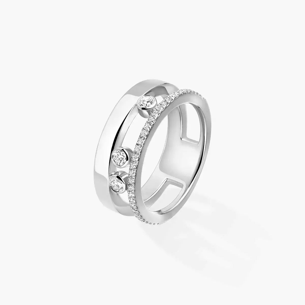 [Plus&Max] Move Romane Diamond Ring