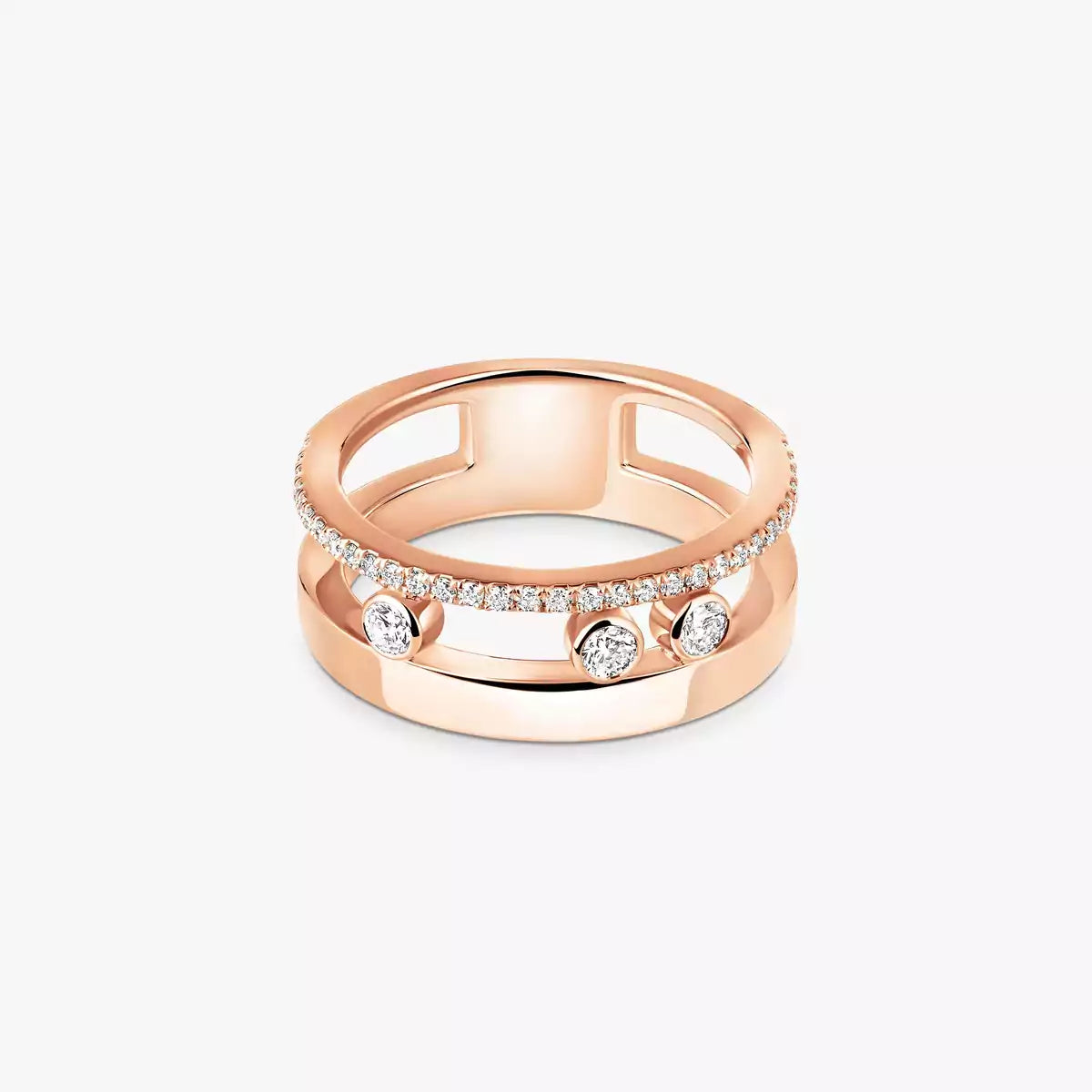[Plus&Max]Move Romane Diamond Ring