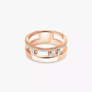 [Plus&Max]Move Romane Diamond Ring