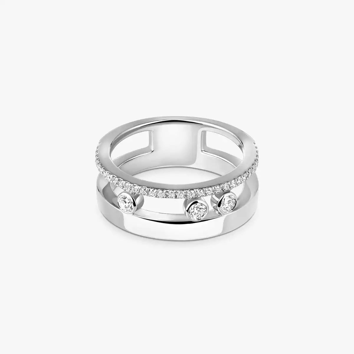 [Plus&Max]Move Romane Diamond Ring