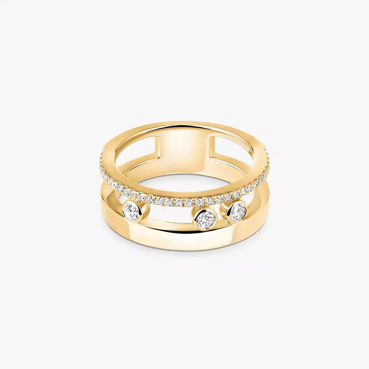 [Plus&Max]Move Romane Diamond Ring
