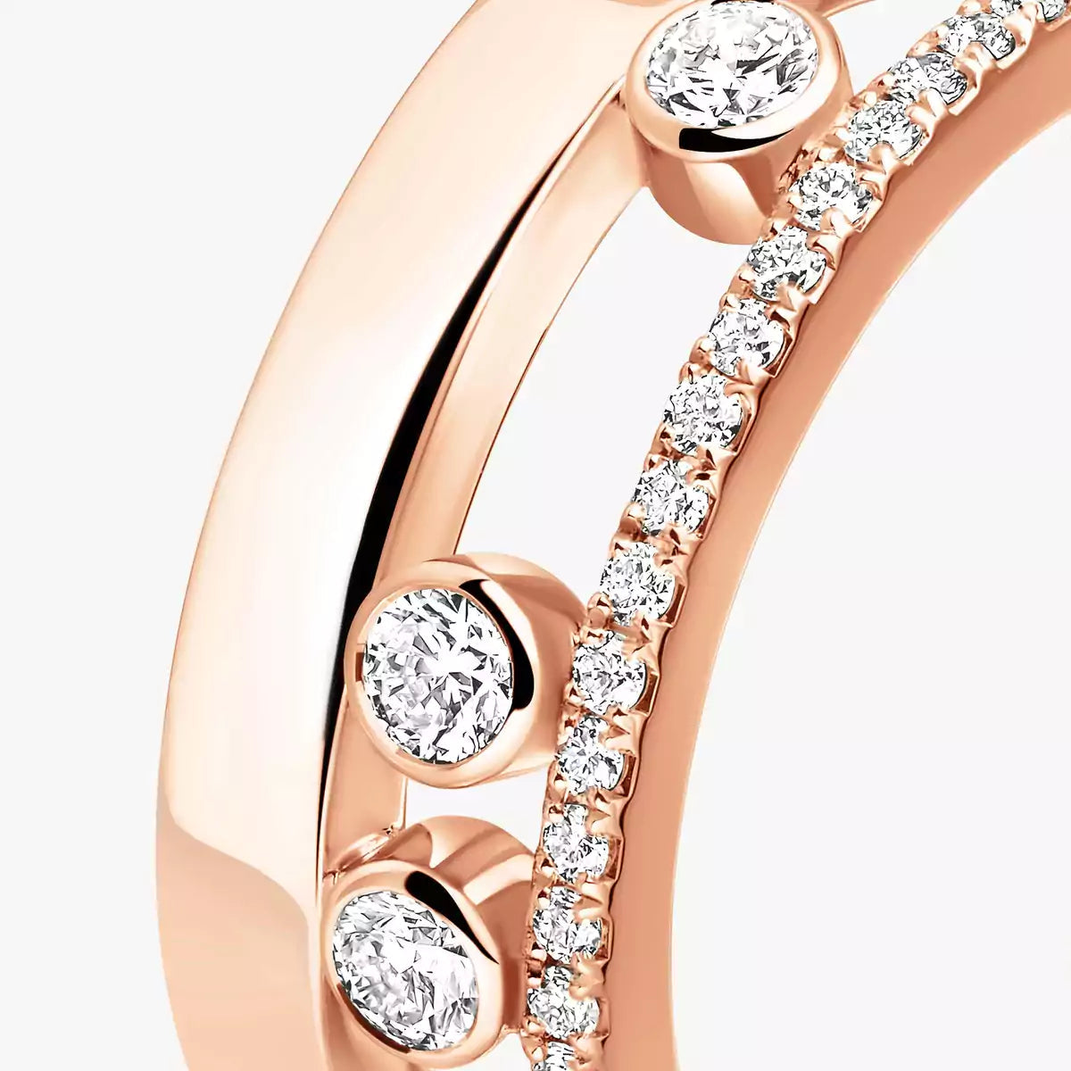 [Plus&Max]Move Romane Diamond Ring