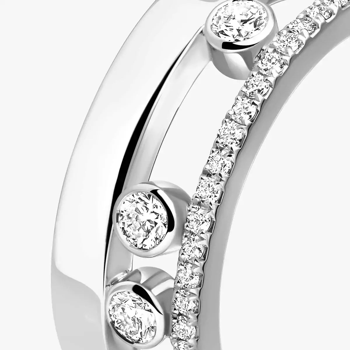 [Plus&Max]Move Romane Diamond Ring