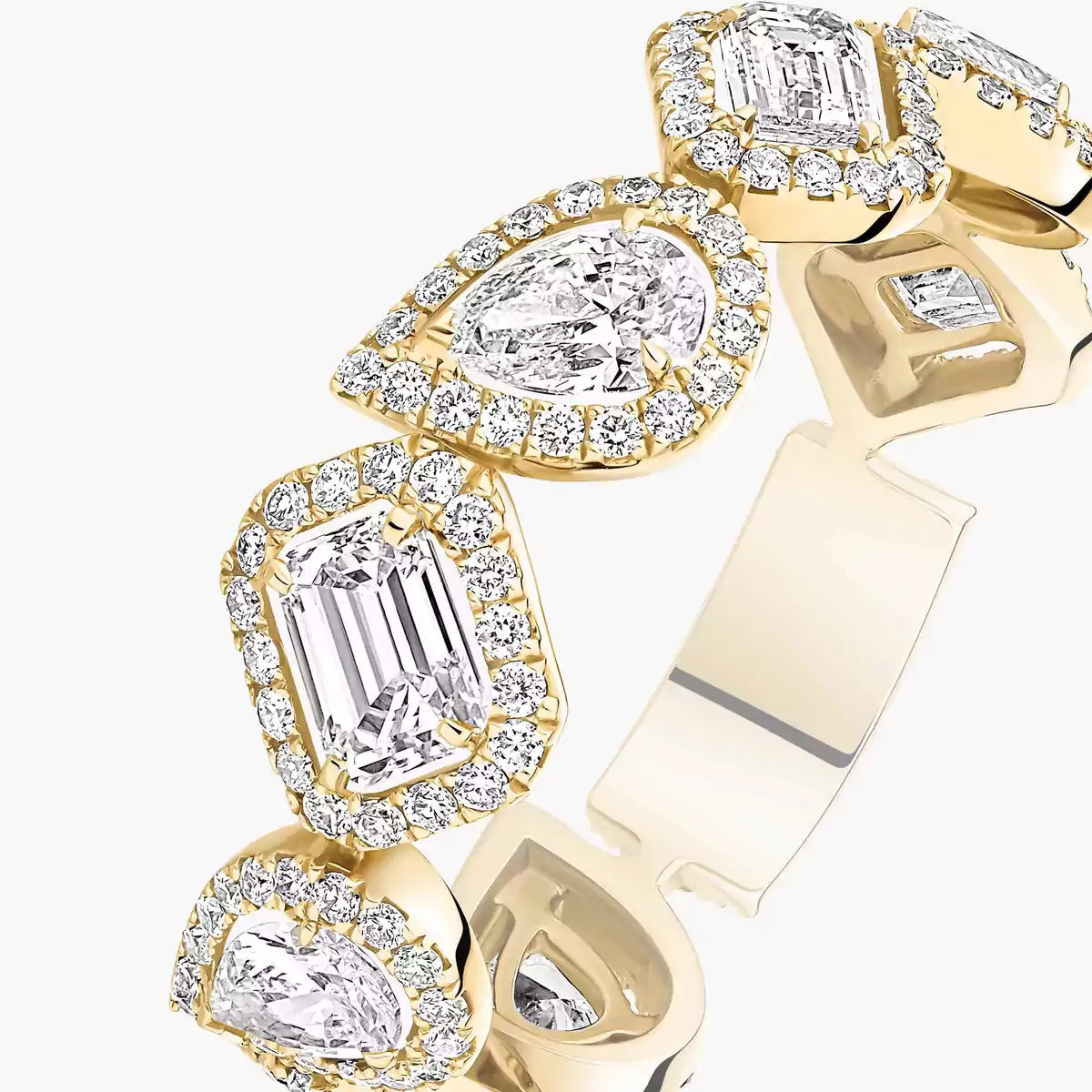 [Plus&Max]Diamond Wedding Ring My Twin