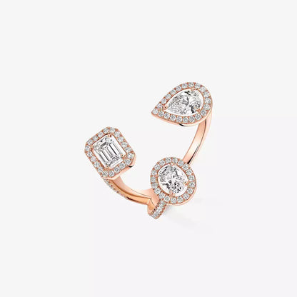 [Plus&Max]  Diamond Ring 0,25ct My Twin Trilogy