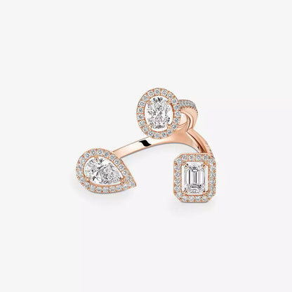 [Plus&Max]  Diamond Ring 0,25ct My Twin Trilogy