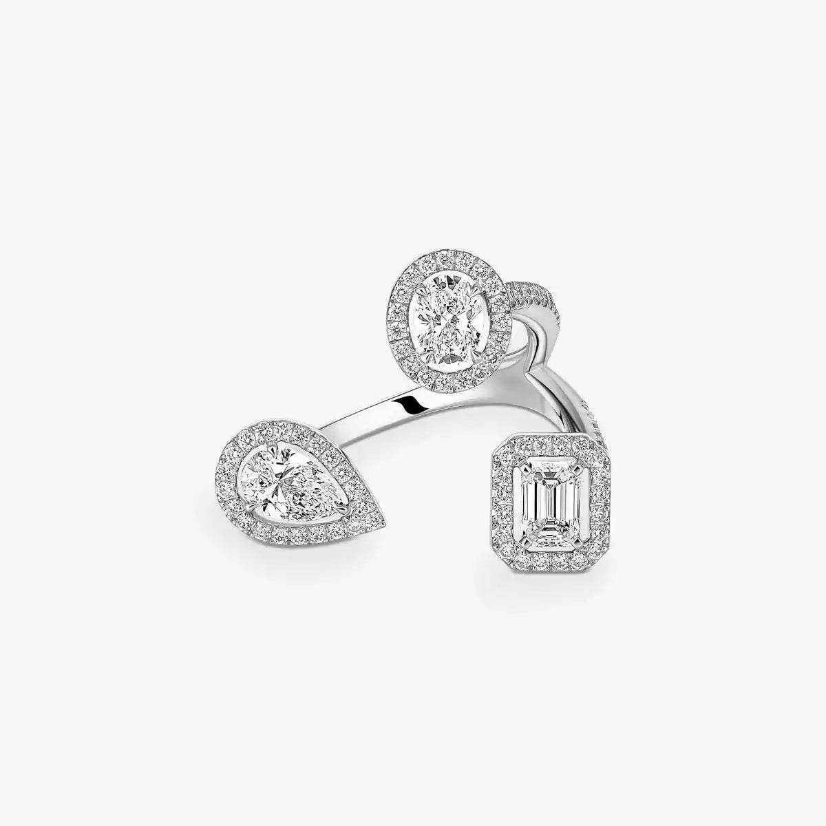 [Plus&Max]  Diamond Ring 0,25ct My Twin Trilogy
